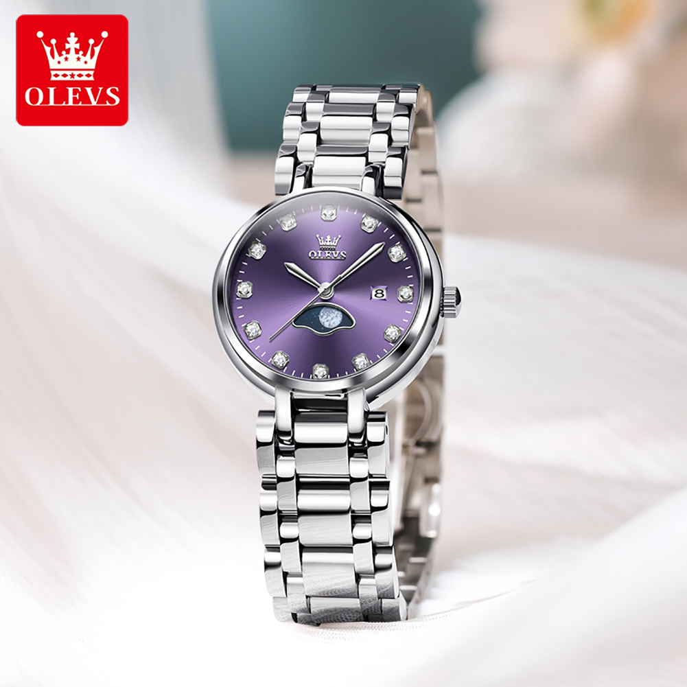 OLEVS Elegant Fashion Purple R - Luxury Watch For Girls review and price
