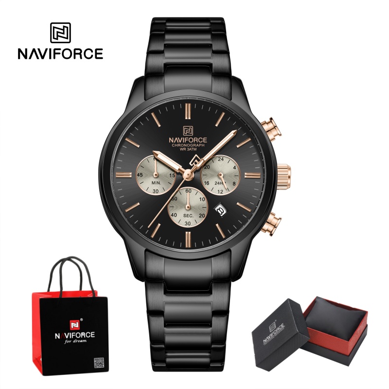 NAVIFORCE Men Quartz Chronogra - Luxury Watch Straps review and price