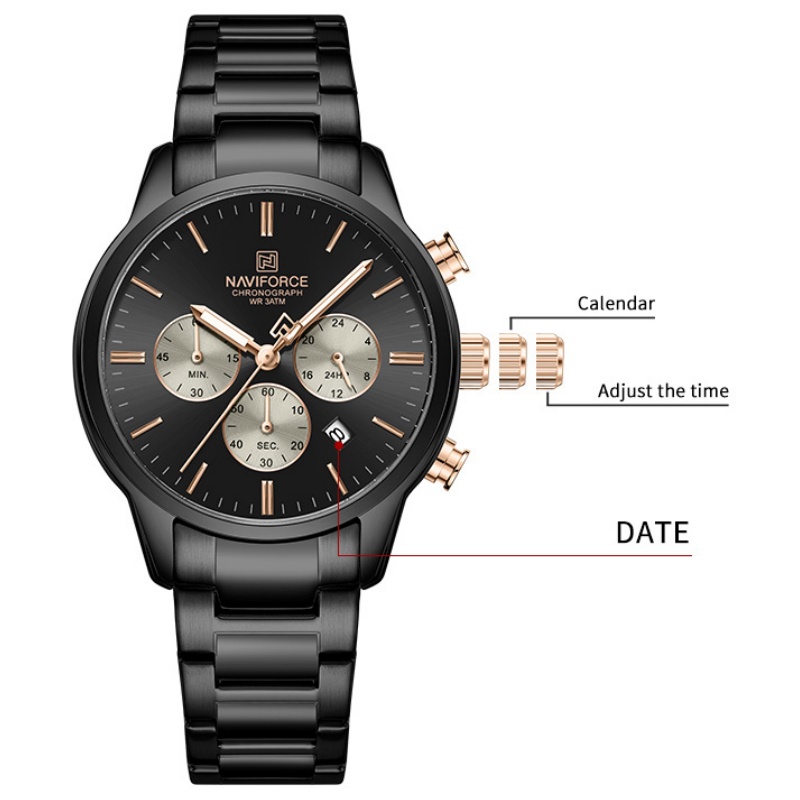 NAVIFORCE Men Quartz Chronogra - Luxury Watch Straps review and price