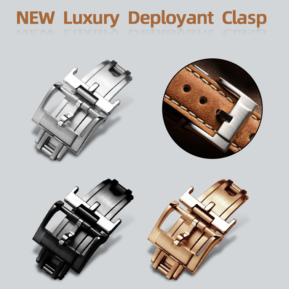 NEW Luxury Deployant Clasp 16m - Luxury Watch Straps review and price