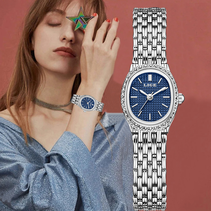 LIGE Fashion Luxury Quartz Wom - Luxury Watch Lady review and price