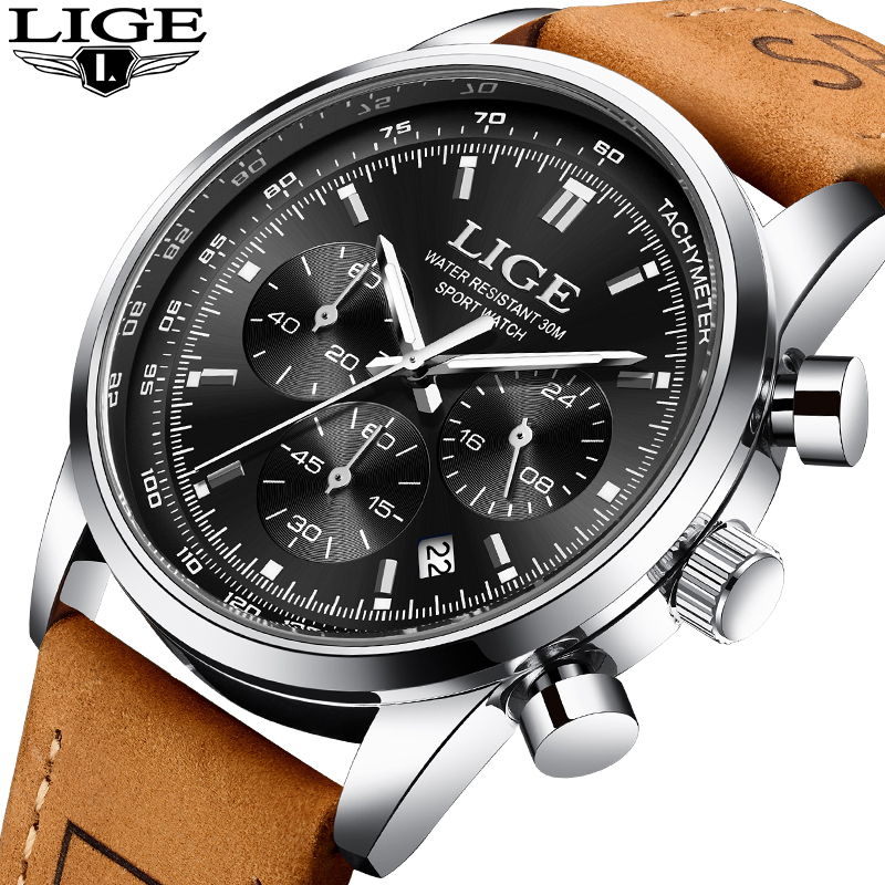 LIGE Outdoor Luxury Quartz Wat - Luxury Watch Straps review and price