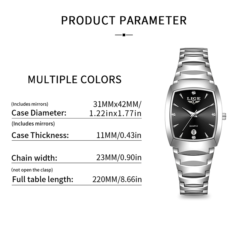 LIGE Watch women Business Luxu - Luxury Watch Lady review and price