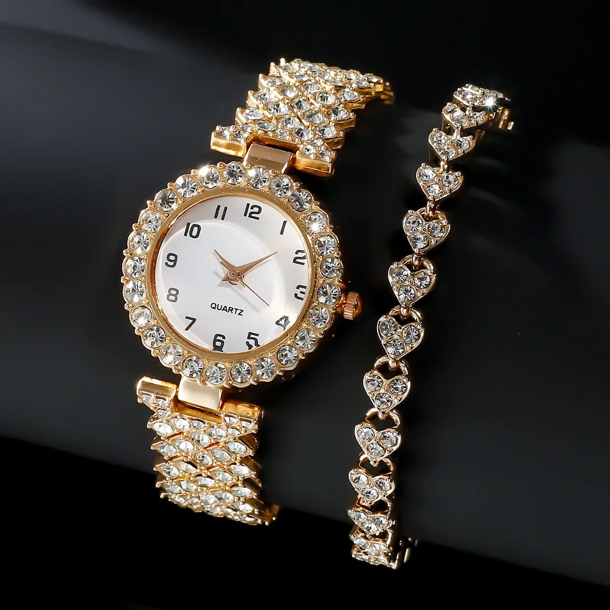 1pcs/2pcs Luxury Fashion Women - Luxury Watch Lady review and price