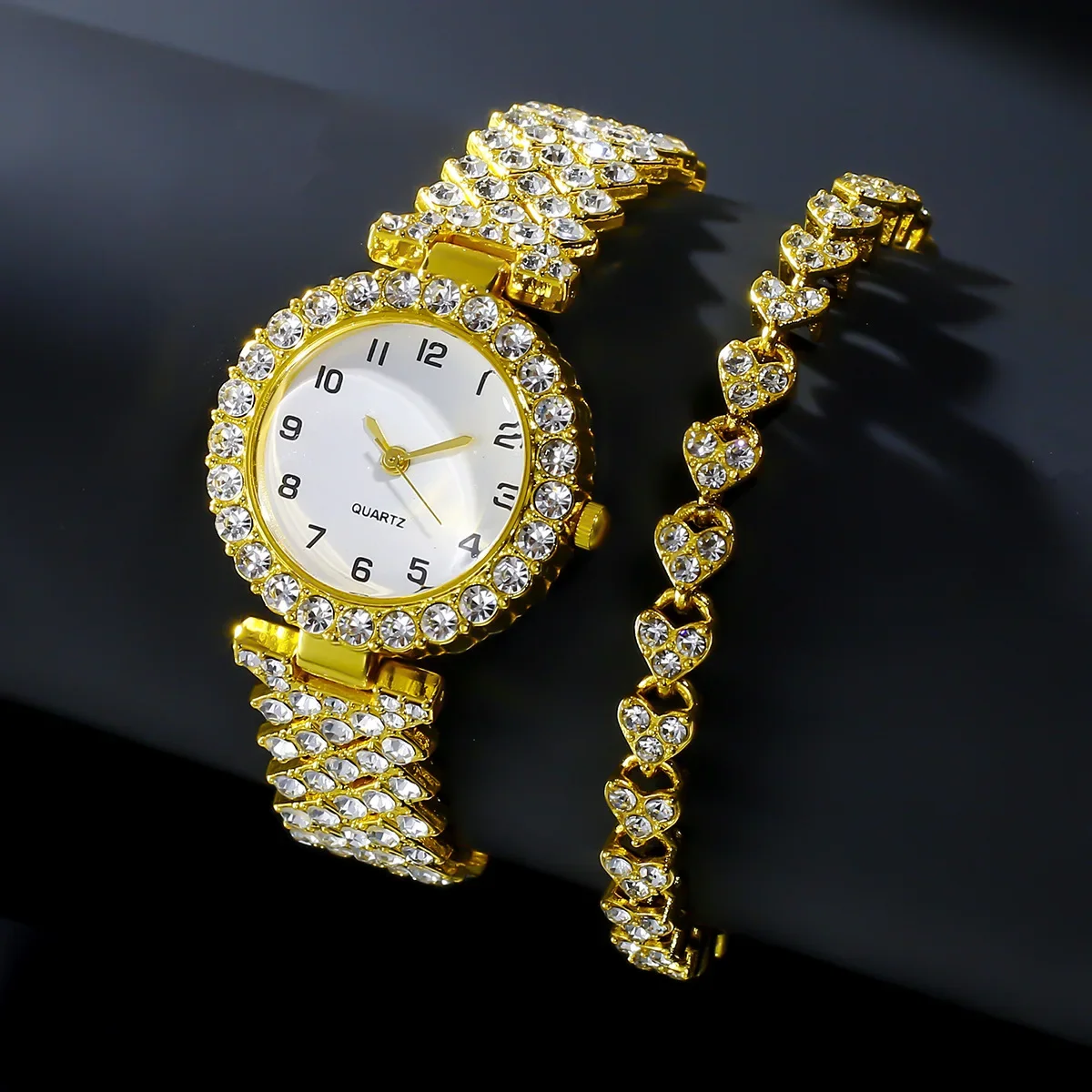 1pcs/2pcs Luxury Fashion Women - Luxury Watch Lady review and price