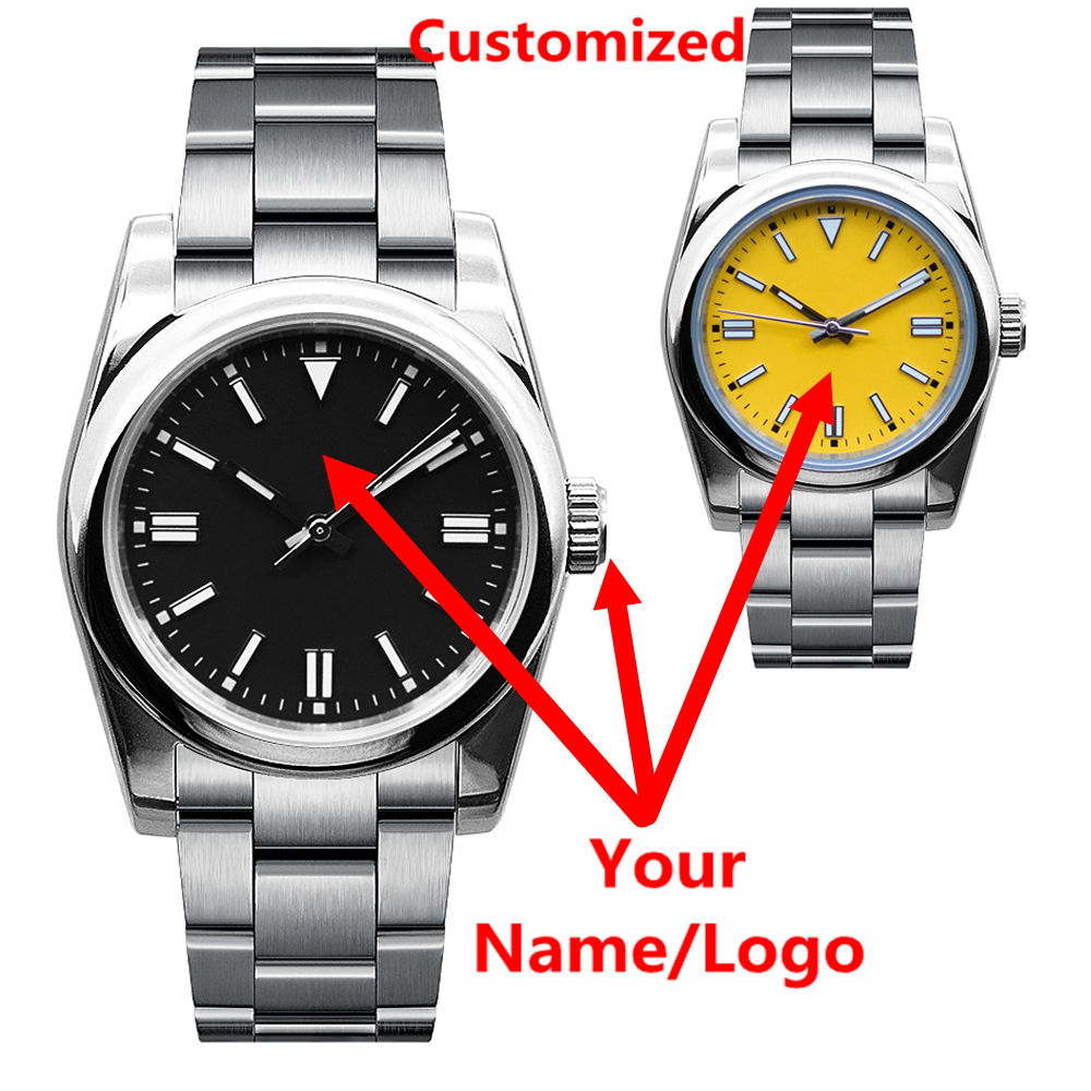 Custom Logo Mens Watch Sapphir - Luxury Watch Straps review and price