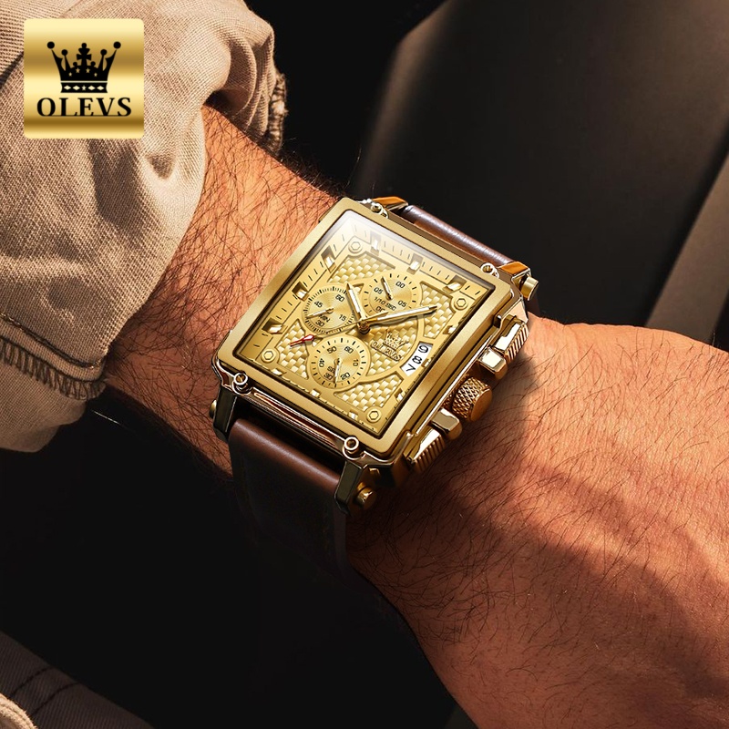 OLEVS Brand Mens Watches Water - Luxury Watch Straps review and price