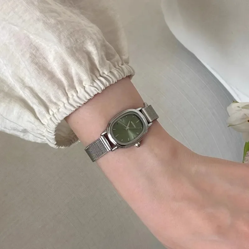 Small Oval Dial Green Watch Si - Luxury Watch Index review and price