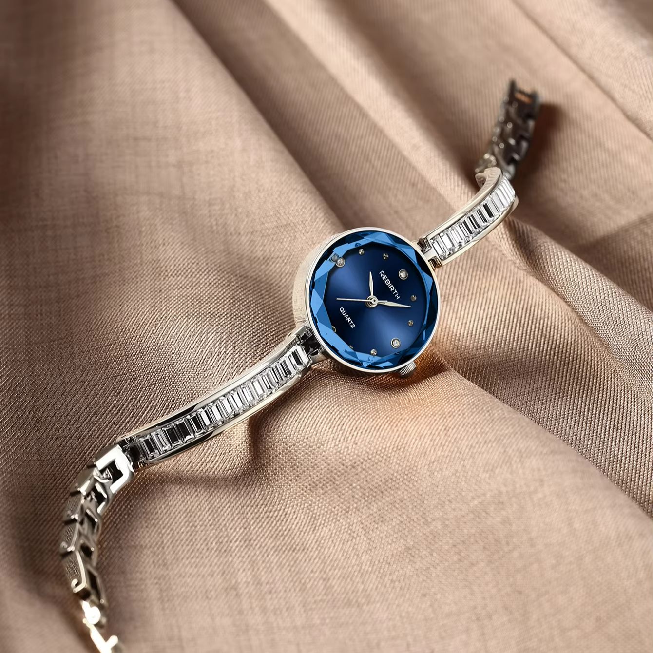 Light Luxury Cut Blue Glass Di - Luxury Watch Straps review and price