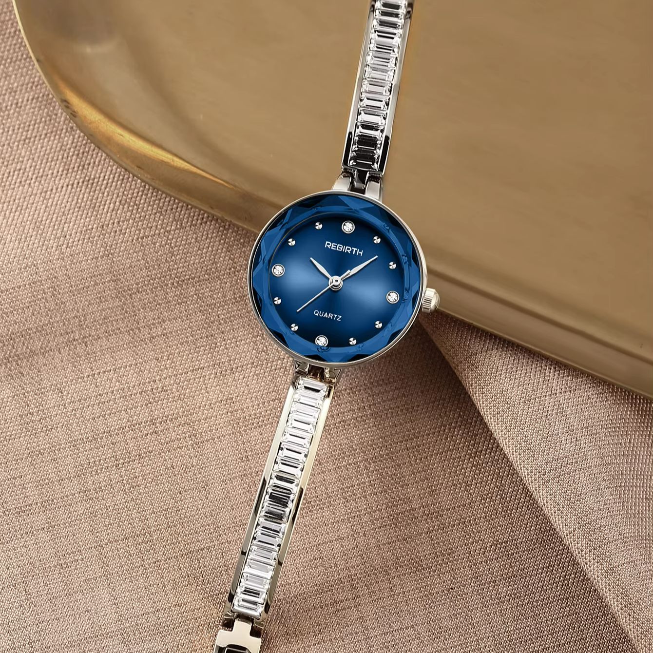 Light Luxury Cut Blue Glass Di - Luxury Watch Straps review and price